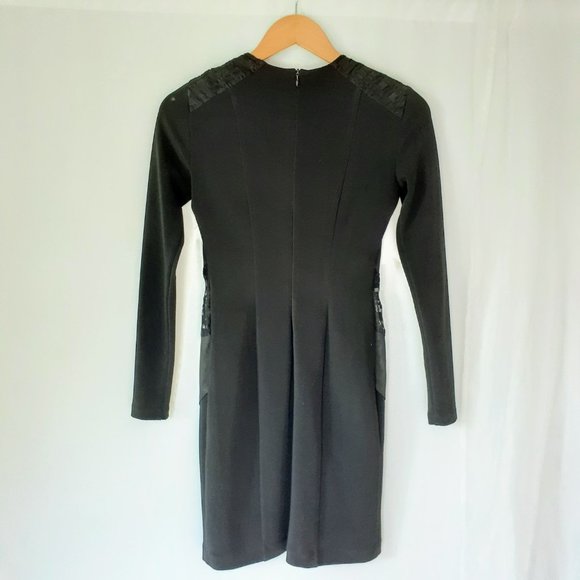 Chic long sleeve black dress - Picture 5 of 7